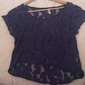 Lace crop top